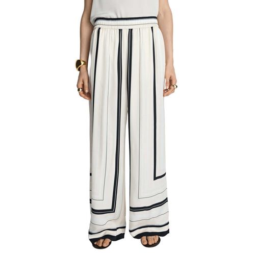 Veronika Maine Twill Scarf Print Pant